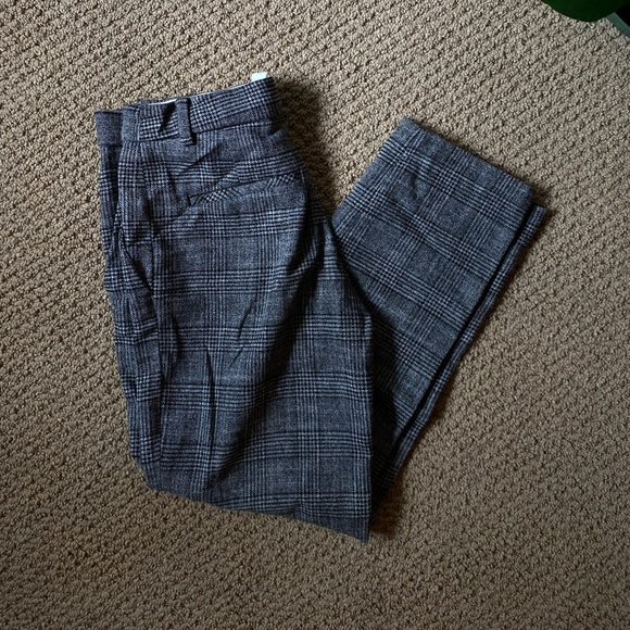 H&M Grey and Black Plaid Pants - Picture 2 of 6